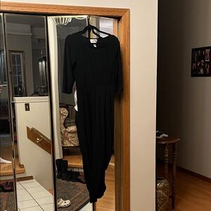 Joseph Ribkoff Black Long Sleeve Dress, Made in Canada.